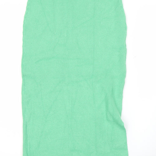Marks and Spencer Women’s Green XS Knit Midi Pencil Skirt