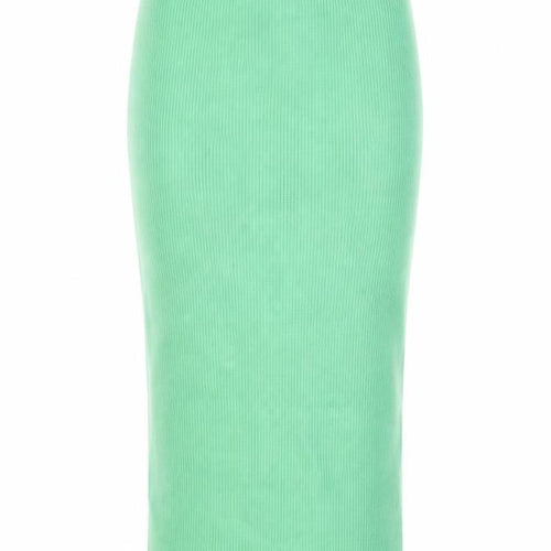 Marks and Spencer Womens Green Knit Midi Pencil Skirt Size S