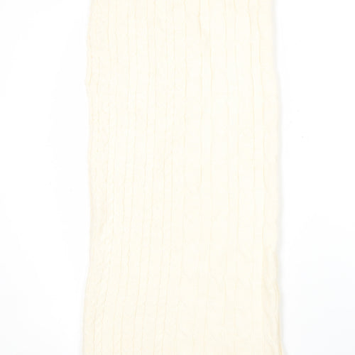Marks and Spencer Women’s Ivory Cable Knit Midi Pencil Skirt XS