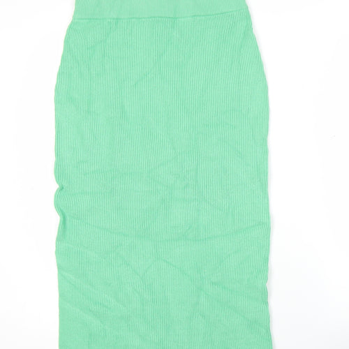 Marks and Spencer Women's Green Midi Pencil Skirt Size S