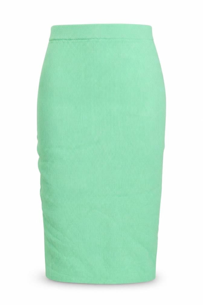 Marks and Spencer Women's Green Midi Pencil Skirt Size S