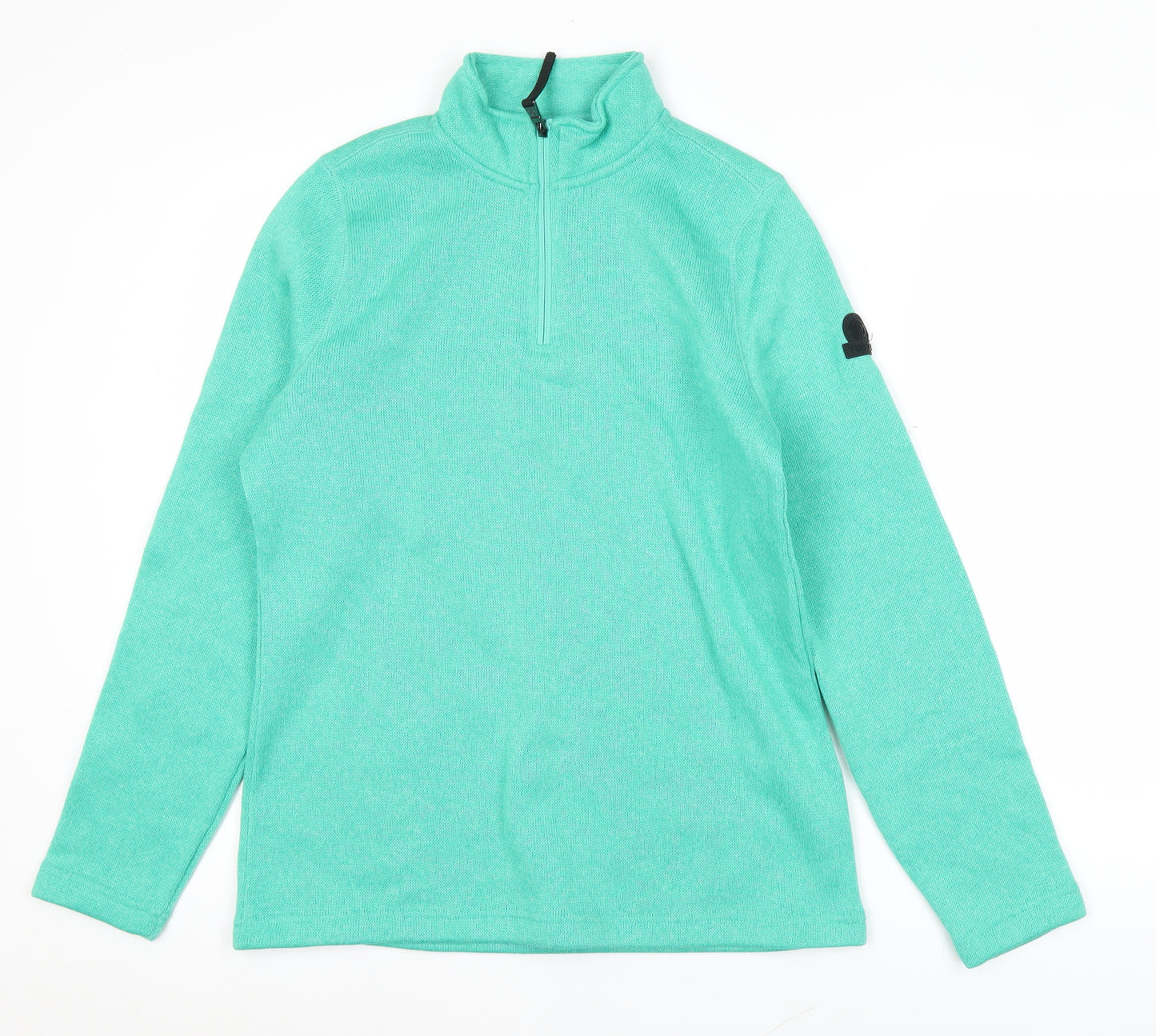 TOG24 Women’s Green 1/2 Zip Pullover Sweatshirt Size 12 Polyester