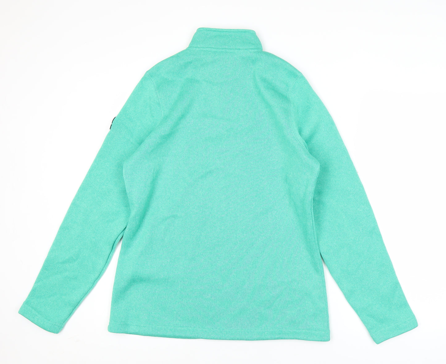 TOG24 Women’s Green 1/2 Zip Pullover Sweatshirt Size 12 Polyester