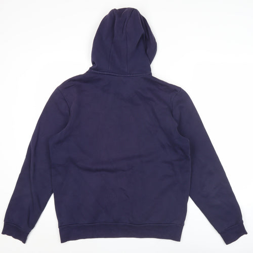 Puma Mens Blue Hoodie Small Pullover Sweatshirt Logo Sportswear
