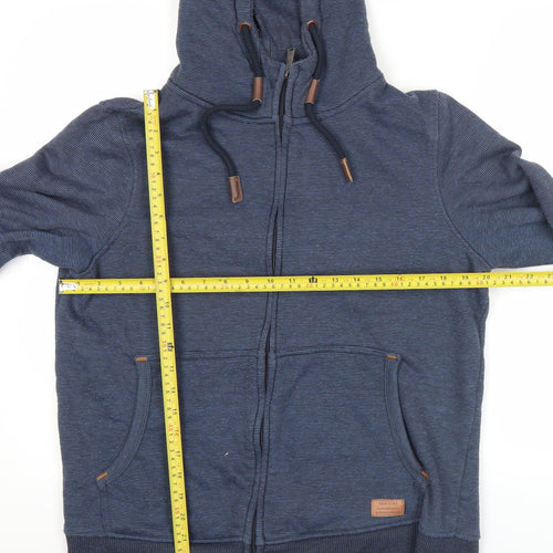 Medicine Men’s Blue Full Zip Hoodie Size S Regular Fit Cotton Blend