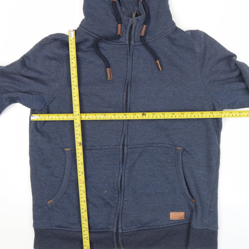 Medicine Men’s Blue Full Zip Hoodie Size S Regular Fit Cotton Blend