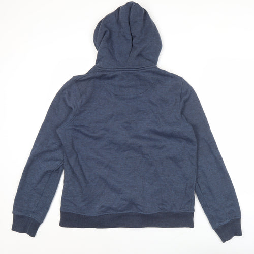 Medicine Men’s Blue Full Zip Hoodie Size S Regular Fit Cotton Blend