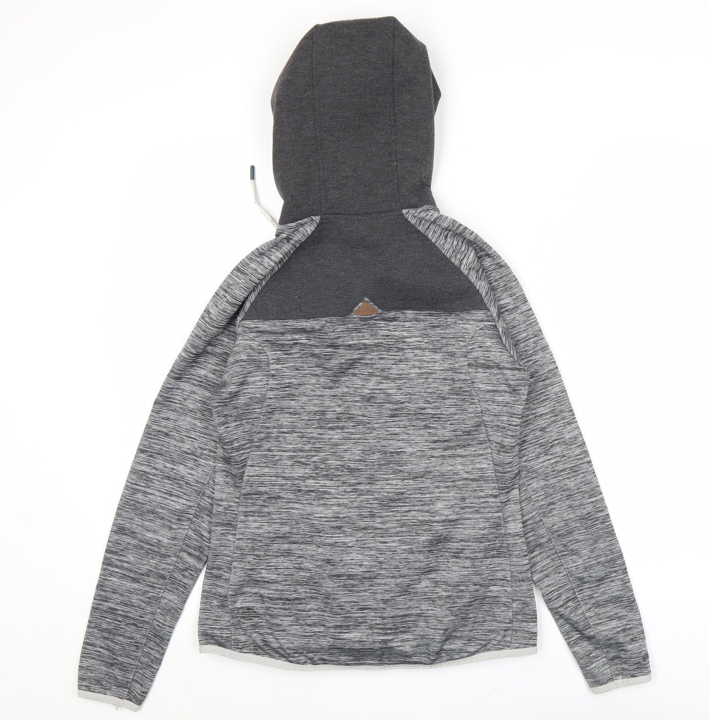 Kathmandu Women’s Grey Full Zip Hoodie UK 8 Polyester Blend