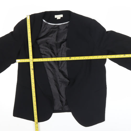 Monsoon Women’s Black Size 14 Regular Fit Lined Blazer Jacket