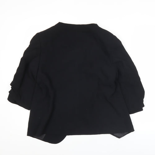 Monsoon Women’s Black Size 14 Regular Fit Lined Blazer Jacket