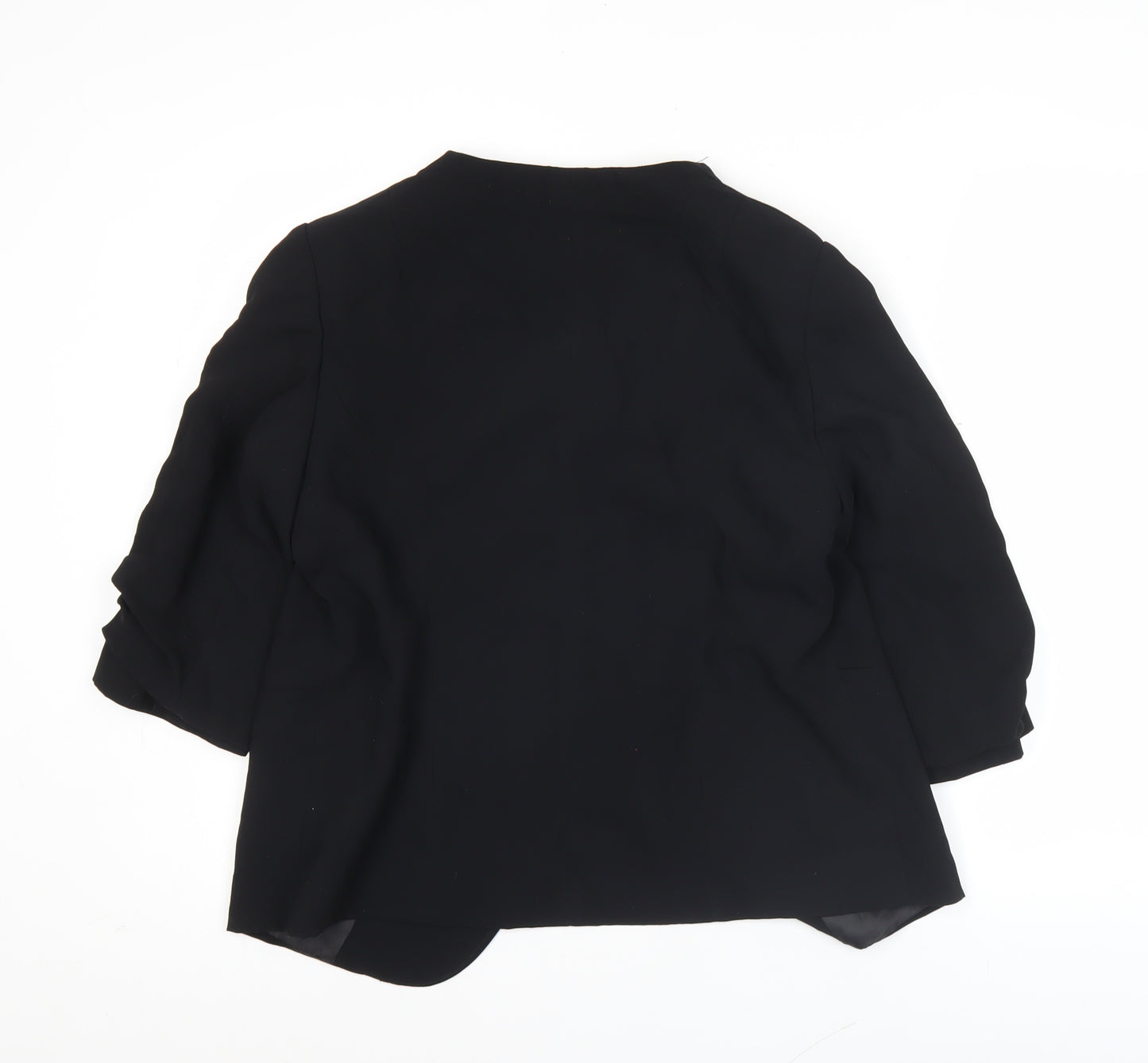 Monsoon Women’s Black Size 14 Regular Fit Lined Blazer Jacket