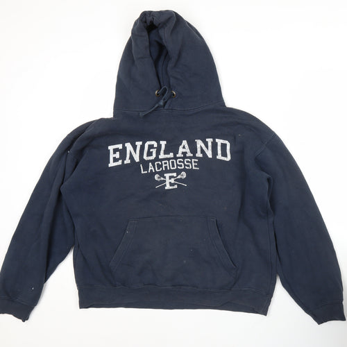 Stalefish Women’s Navy England Lacrosse Hoodie Size M Pullover