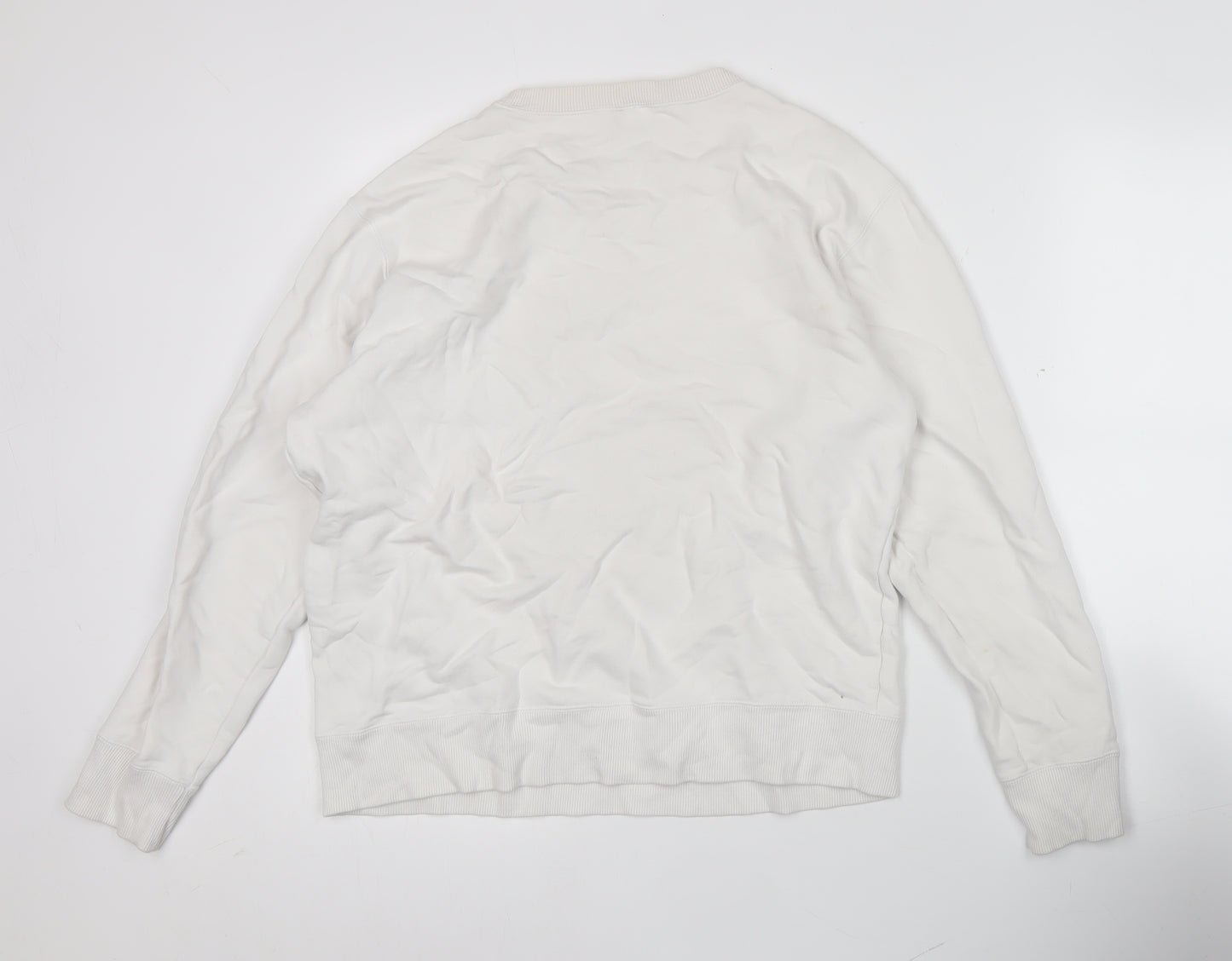 Champion Men’s White XL Pullover Sweatshirt Crew Neck Logo