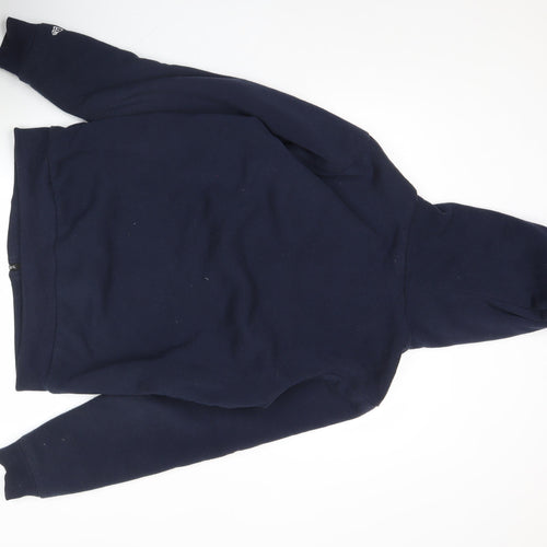 New Era NBA Men’s Blue Full Zip Hoodie Size M Regular Fit Fleece
