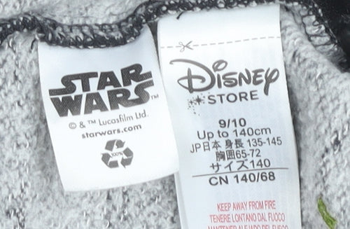 Disney Store Star Wars Boys Black Full Zip Hoodie 9-10 Years Kylo Ren