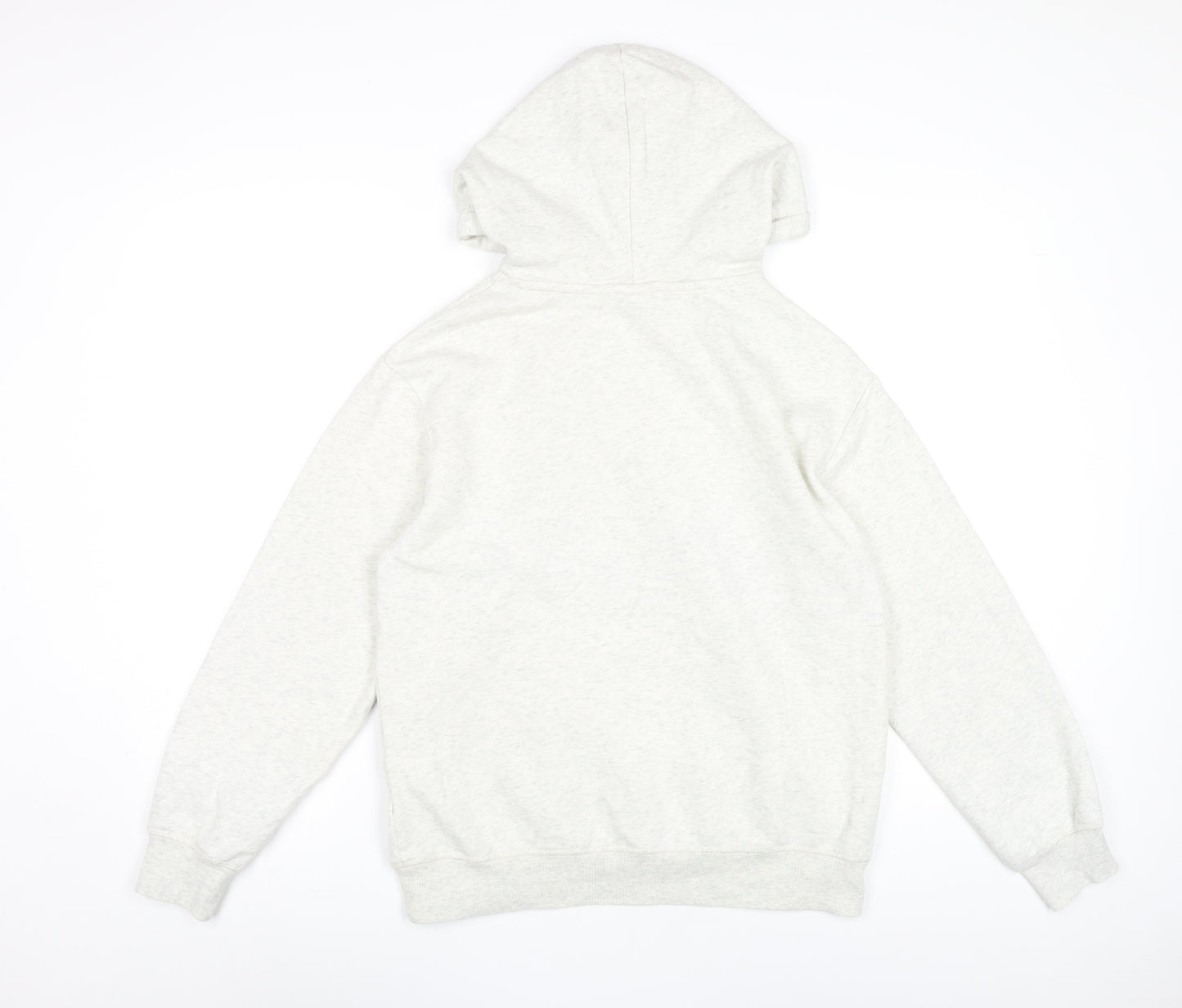 H&M Womens Grey Hoodie XS Monaco Print Pullover Sweatshirt
