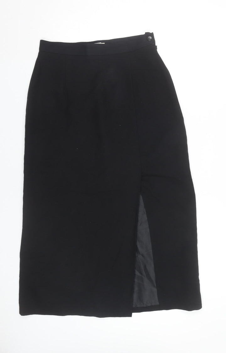 Richards Women’s Black Midi Pencil Skirt Size 12 Workwear