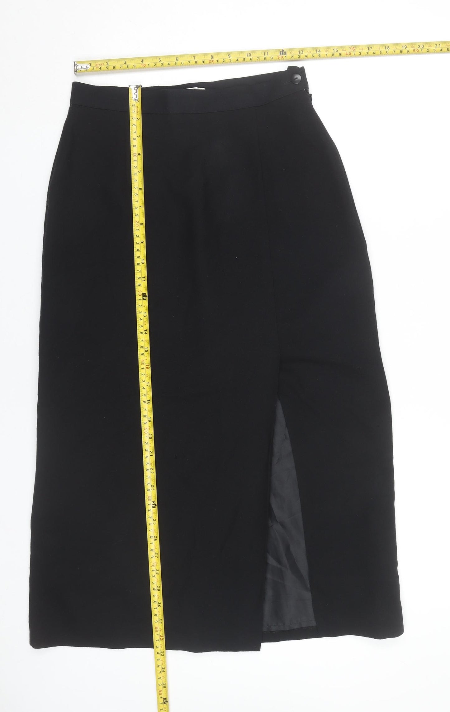 Richards Women’s Black Midi Pencil Skirt Size 12 Workwear