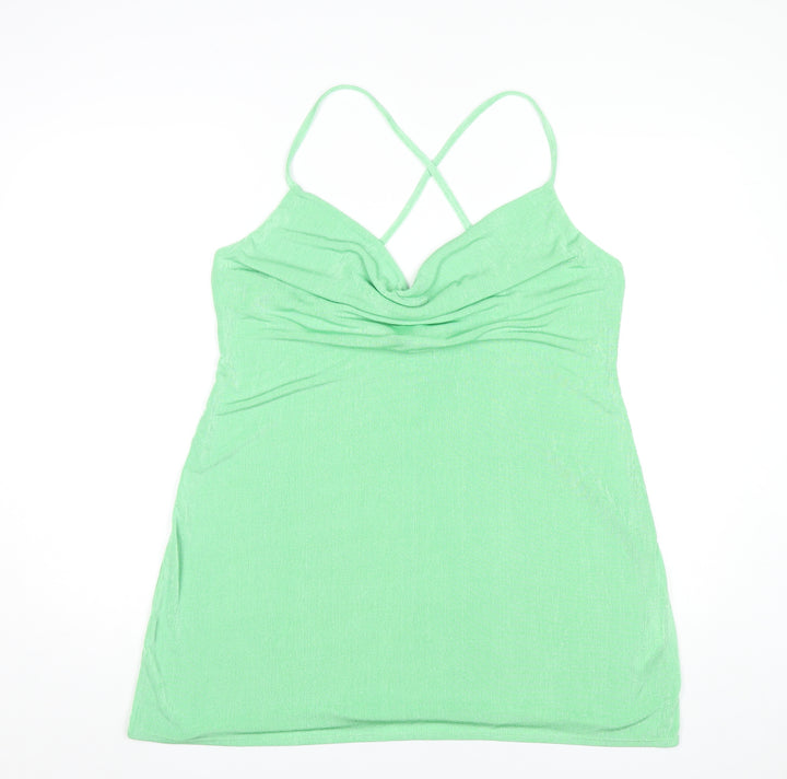 Collusion Womens Green Size 18 Slip Dress Sleeveless Short Summer