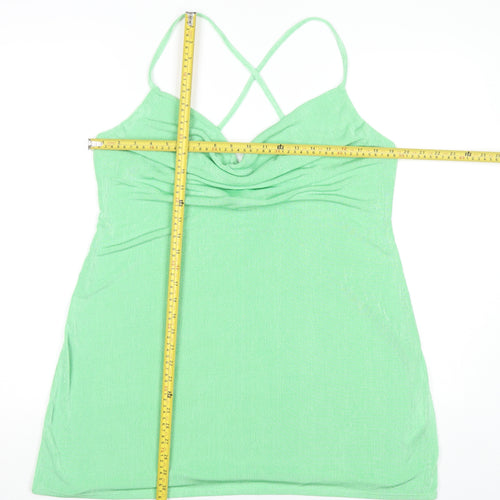 Collusion Womens Green Size 18 Slip Dress Sleeveless Short Summer