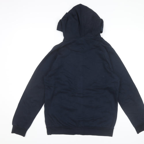 R.W.C Men's Blue Small Full Zip Hoodie with Pockets