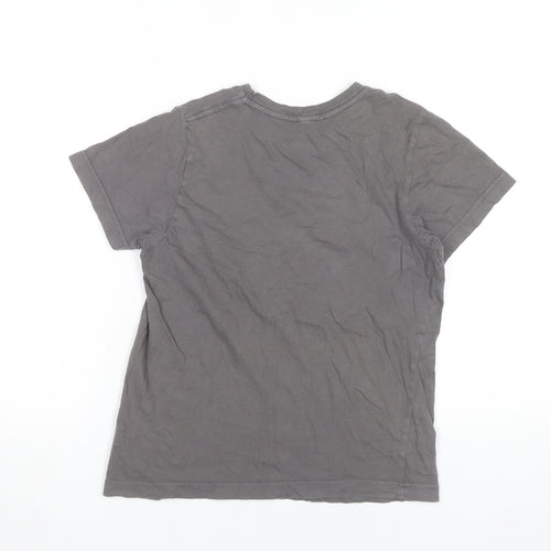 Harry Potter Teens Grey 100% Cotton Hedwig Graphic T-Shirt Size 10