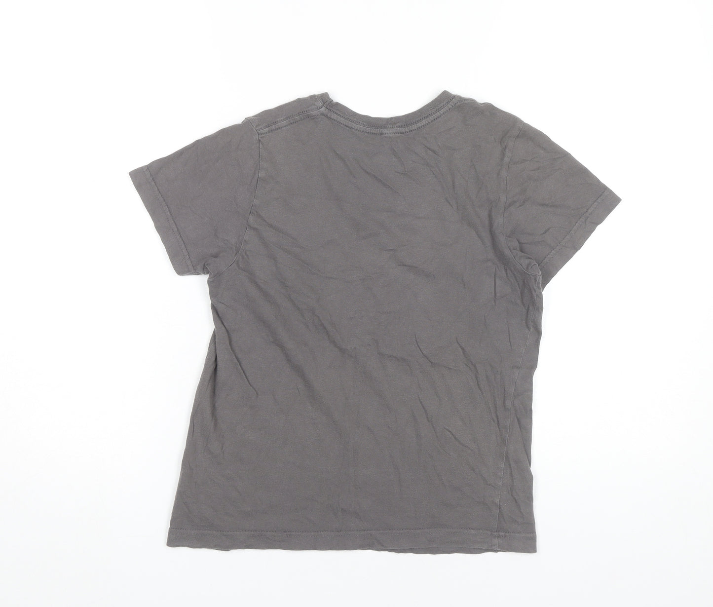 Harry Potter Teens Grey 100% Cotton Hedwig Graphic T-Shirt Size 10