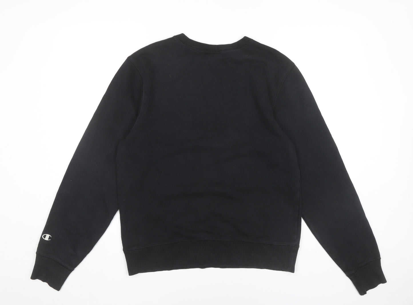 Champion Men’s Black Small Pullover Sweatshirt Swimming & Diving Graphic