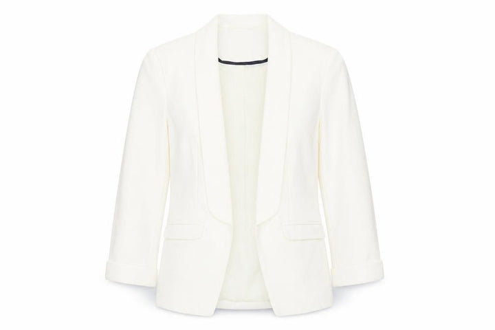 Miss Selfridge Women’s White Blazer UK 6 Classic Smart Jacket