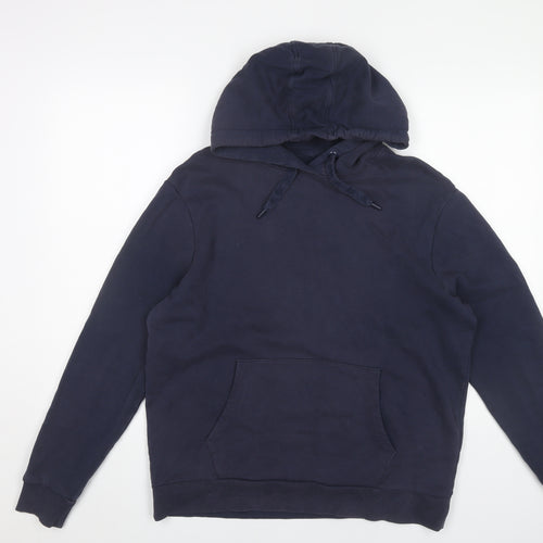 Mountain Warehouse Women’s Blue Hoodie UK 12 Cotton Pullover