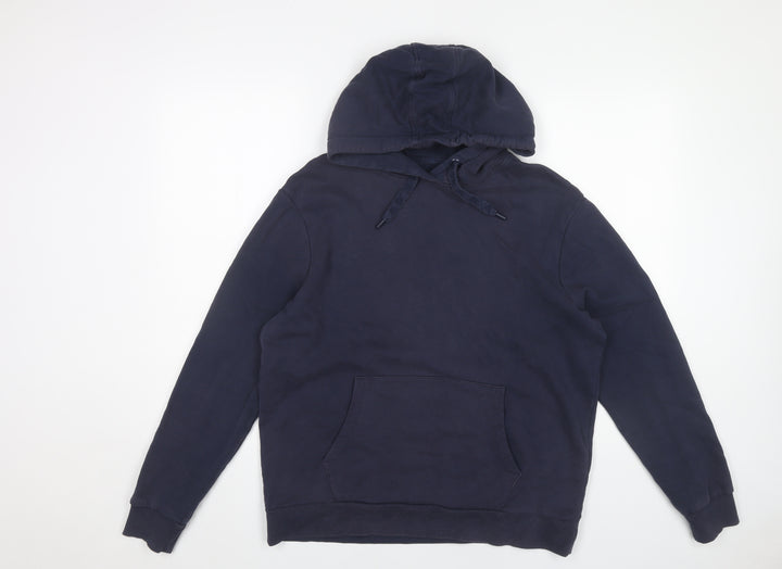 Mountain Warehouse Women’s Blue Hoodie UK 12 Cotton Pullover
