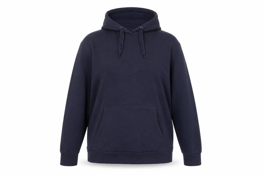 Front view of Mountain Warehouse Women’s Blue Hoodie UK 12 Cotton Pullover