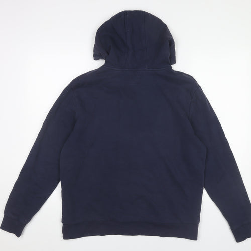 Mountain Warehouse Women’s Blue Hoodie UK 12 Cotton Pullover