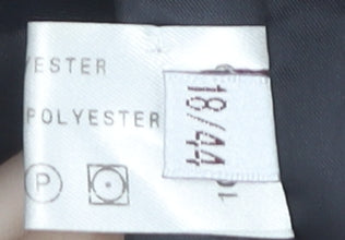 De Keyser Women Black Size 18 Single-Breasted Blazer Jacket