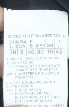 MaxMara Studio Women's Black Blazer Jacket Size 10 Tailored Workwear