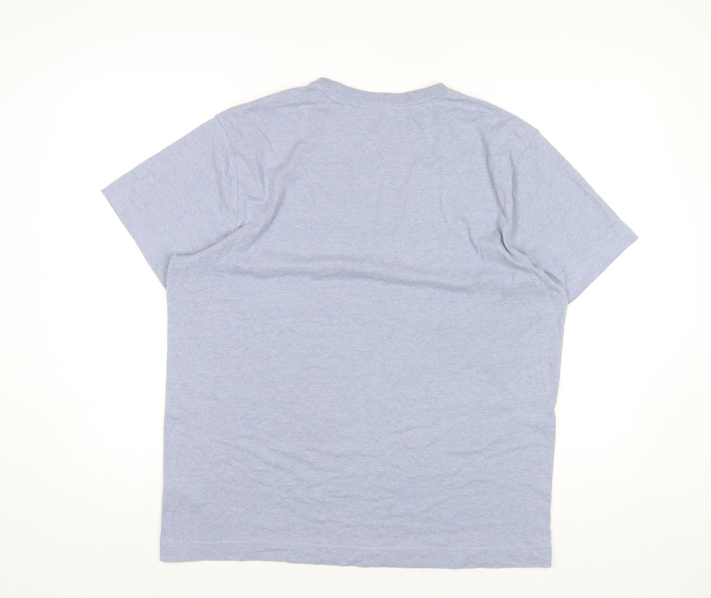 Pure Juice Men’s Grey Graphic Print Crew Neck T-Shirt Size L