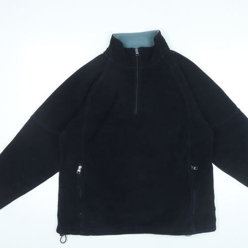 NX Systemtec Men's Black Fleece 1/2 Zip Sweatshirt Size S