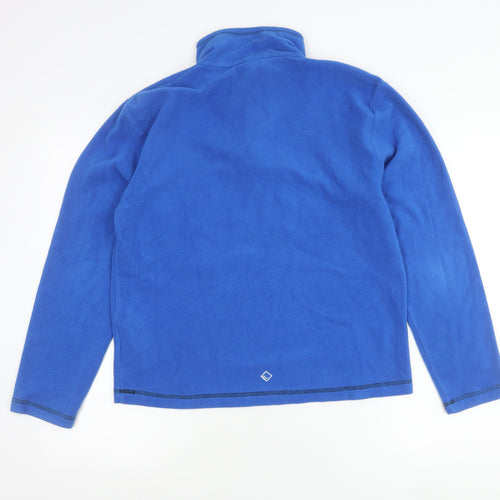 Regatta Mens Blue Small Pullover Fleece Sweatshirt 1/4 Zip Outdoor