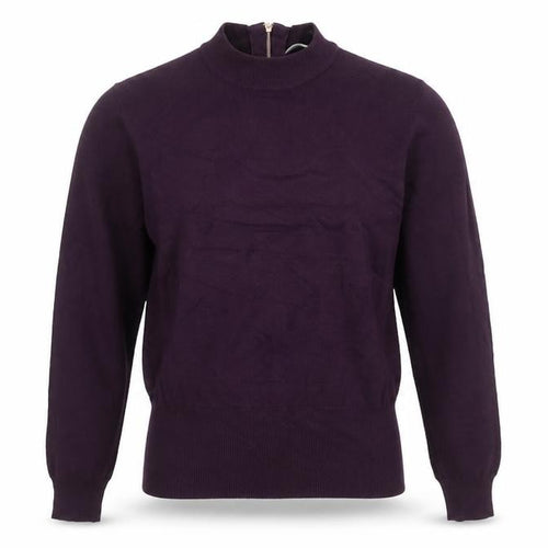 Linea Women’s Purple Mock Neck Full Zip Jumper Size S