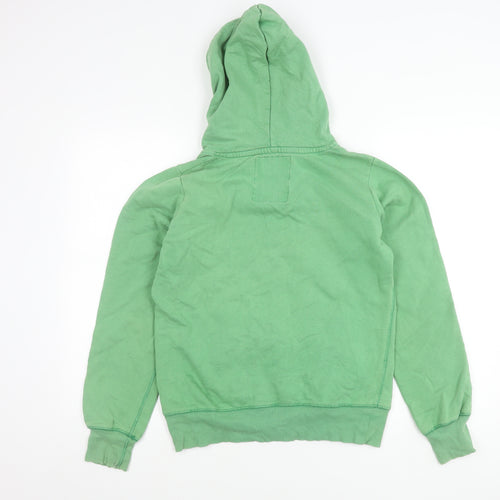 SoulCal Womens Green Pullover Hoodie Size 12 Cotton Blend