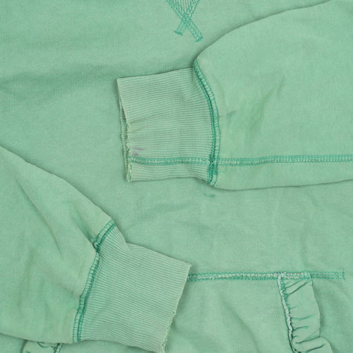 SoulCal Womens Green Pullover Hoodie Size 12 Cotton Blend