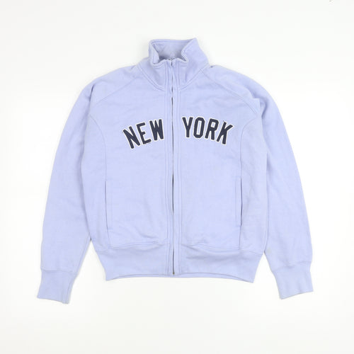 New York Girls Blue Track Jacket Size 14 Years Full Zip Casual Sportswear