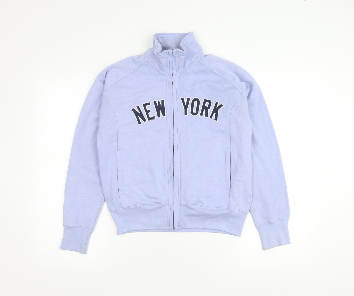 New York Girls Blue Track Jacket Size 14 Years Full Zip Casual Sportswear