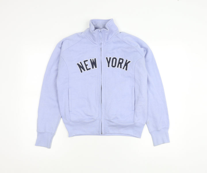 New York Girls Blue Track Jacket Size 14 Years Full Zip Casual Sportswear