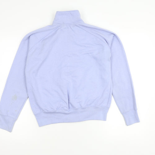 New York Girls Blue Track Jacket Size 14 Years Full Zip Casual Sportswear