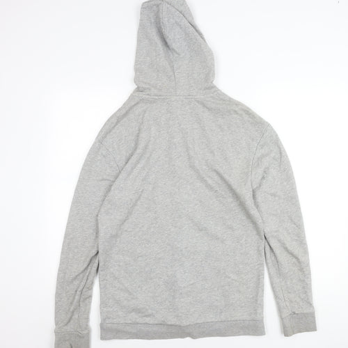 Reebok Men’s Grey Small Full Zip Hoodie Jacket Casual Sports