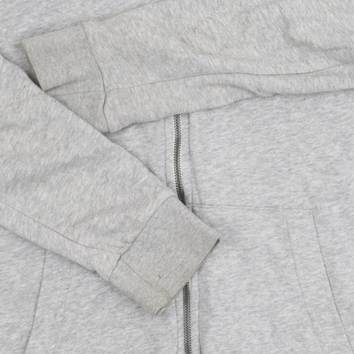 Reebok Men’s Grey Small Full Zip Hoodie Jacket Casual Sports