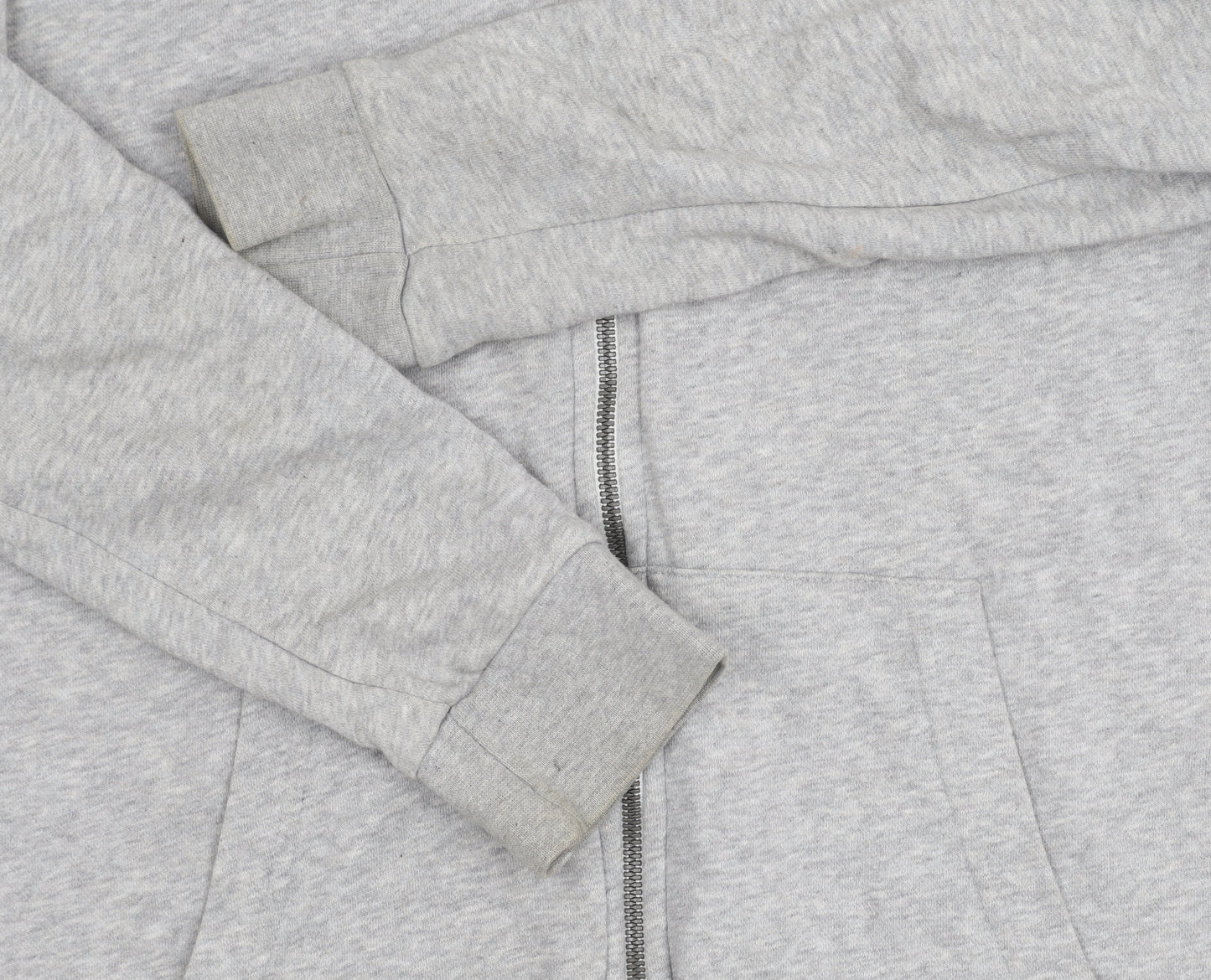 Reebok Men’s Grey Small Full Zip Hoodie Jacket Casual Sports