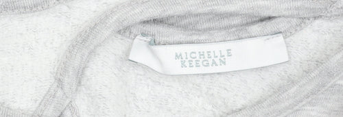 Michelle Keegan Women’s Grey Size 10 Pullover Sweatshirt Gym Quote