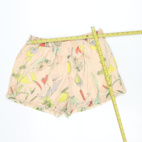 H&M Women’s Multicoloured Floral Culotte Shorts Size 10